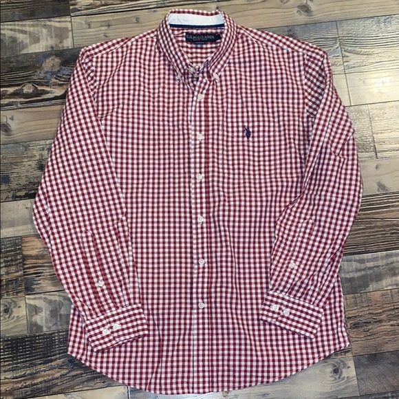 US Polo Assn button down size large - Picture 1 of 4
